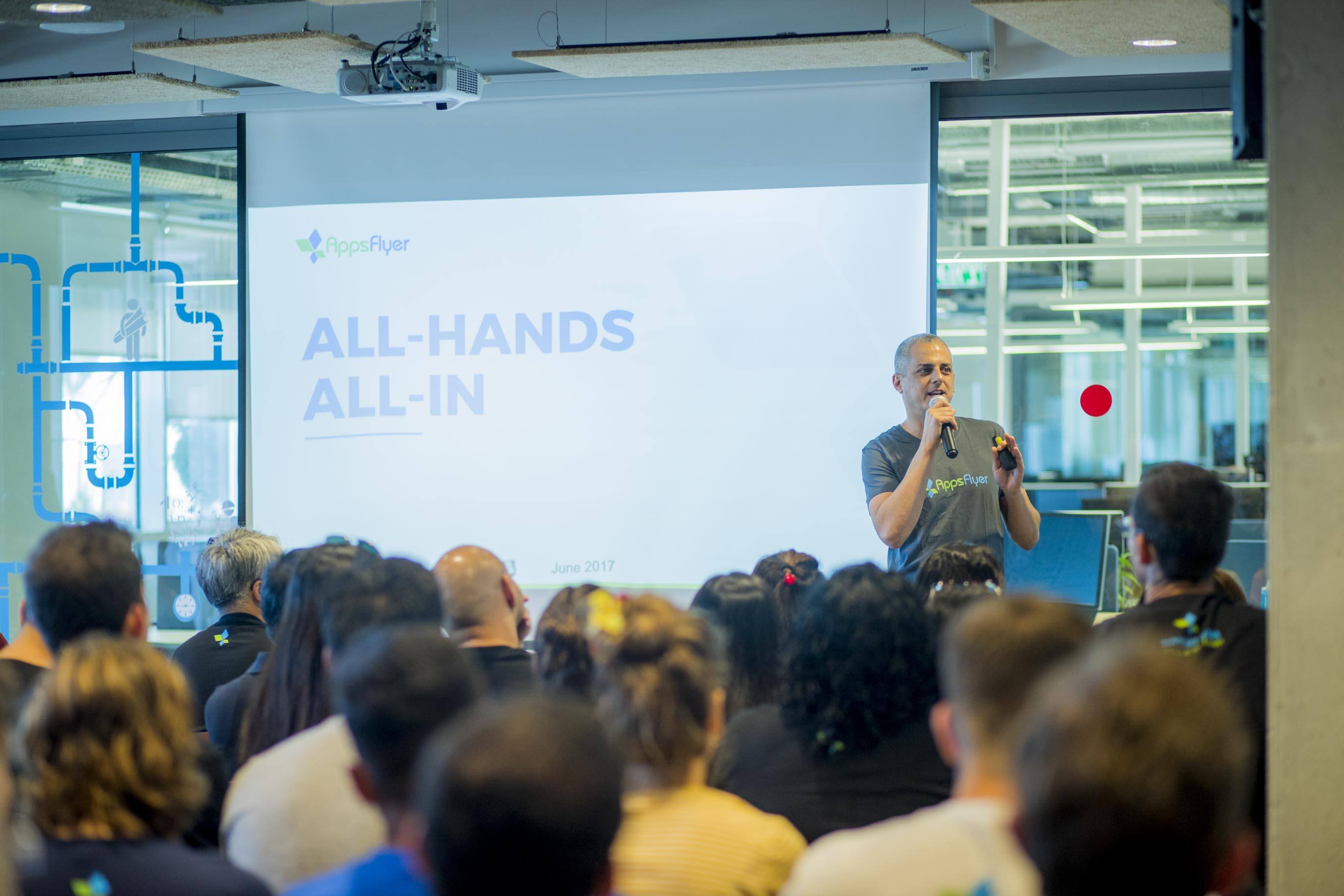 AppsFlyer all-hands - presentation by Oren Kaniel