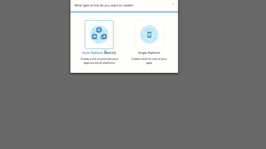 creating deep links in AppsFlyer