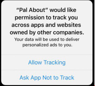 Consentimento ao app tracking transparency - IDFA do iOS 14 - Apple