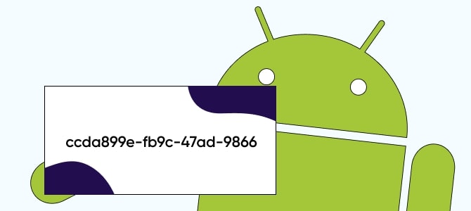 Device ID: exemplo do GAID do Android