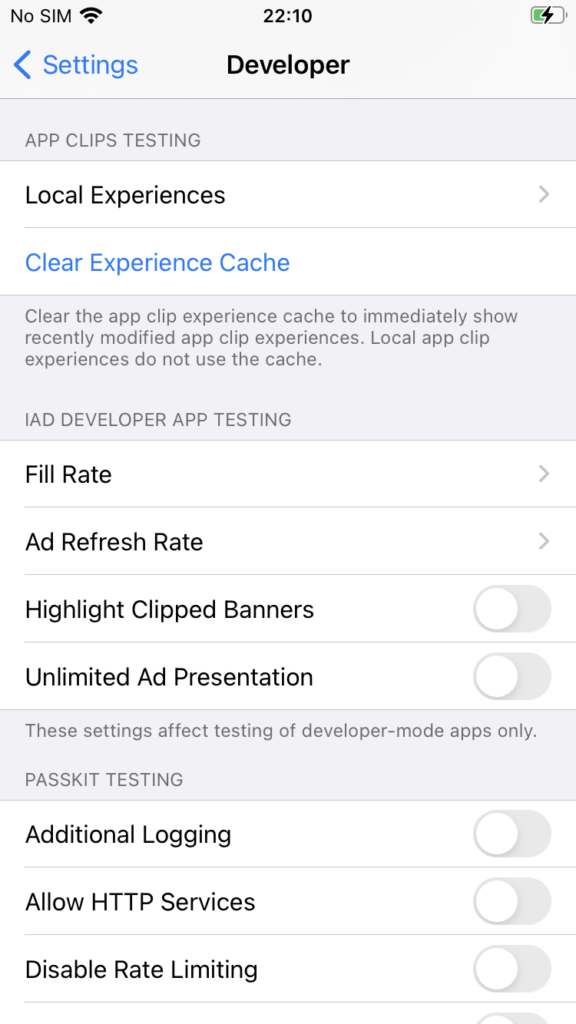 Définir des clips d'application Apple pour l'expérience locale