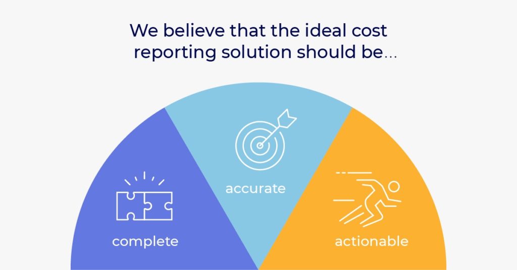 Ideal cost reporting solution