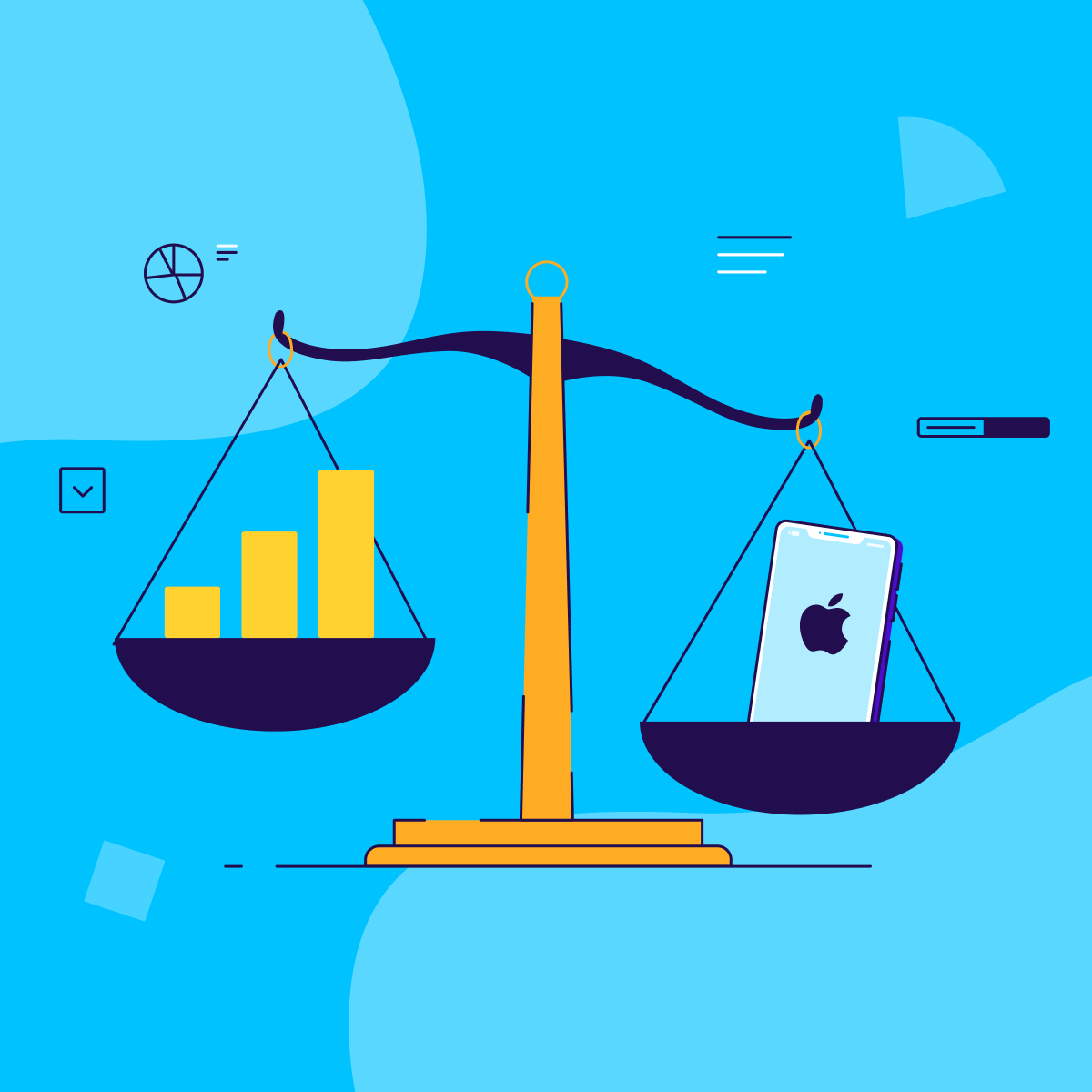 ATT opt-in rate vs. IDFA rate gap - square