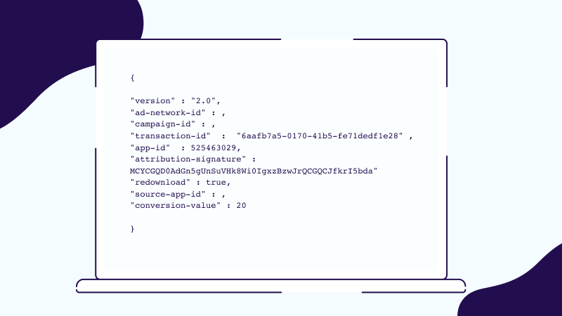 organic data postback example