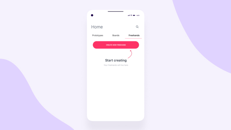 Onboarding de l'application InVision