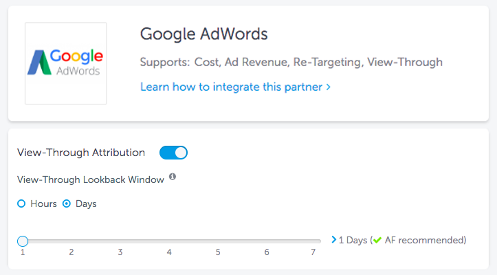 Google Adwords VTA