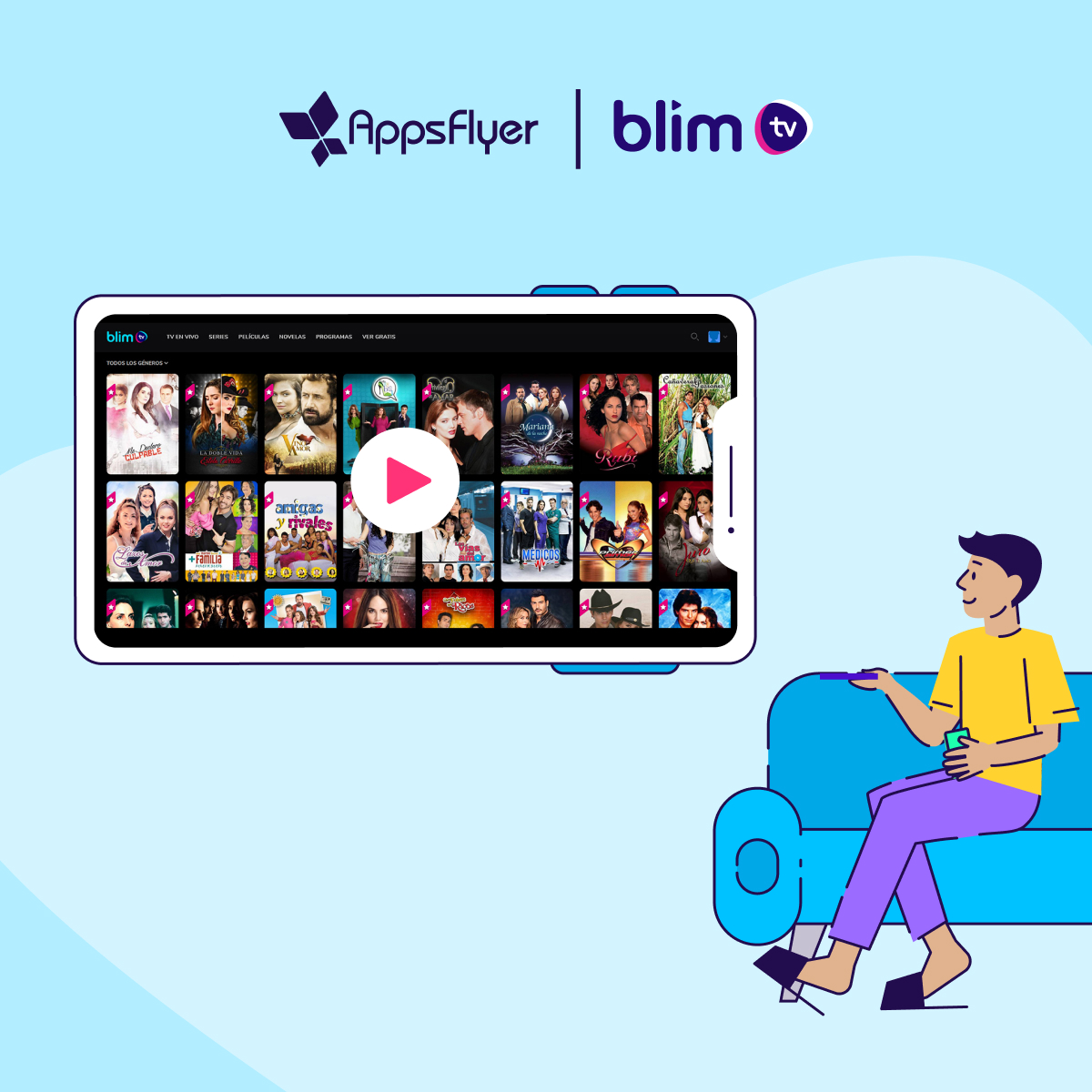 AppsFlyer lleva a Blim TV a nuevas fronteras