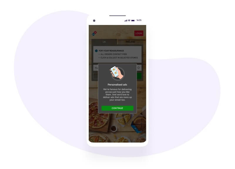 Cómo Domino's Pizza aumenta las tasas de opt-in de la ATT