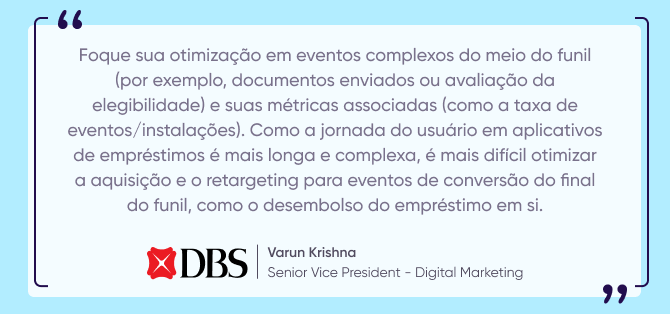 Aplicativos de finanças: DBS SVP digital marketing