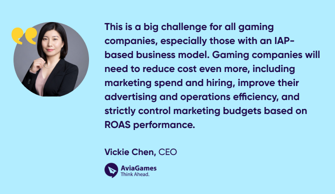 Cita de Vickie Chen, CEO, Aviagames Inc.