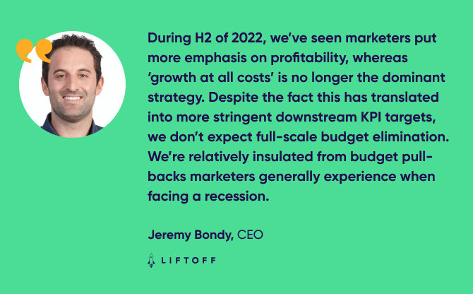 Cita de Jeremy Bondy, CEO, Liftoff