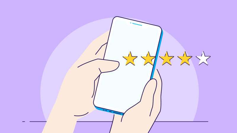 What are app rating and reviews