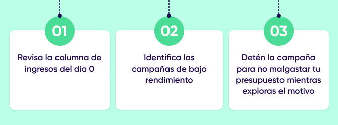 Anuncio del ROI360 - Optimización del ROAS en el día 0