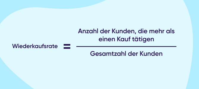 Retention Rate - Formel für die Wiederkaufsrate