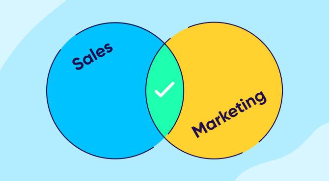 Alignment between marketing and sales