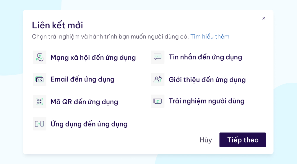 Và làm thế nào để bạn thêm deep linking vào chiến dịch marketing của bạn?