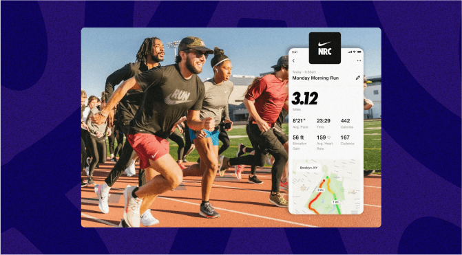 Ad creatives - Nike run club example