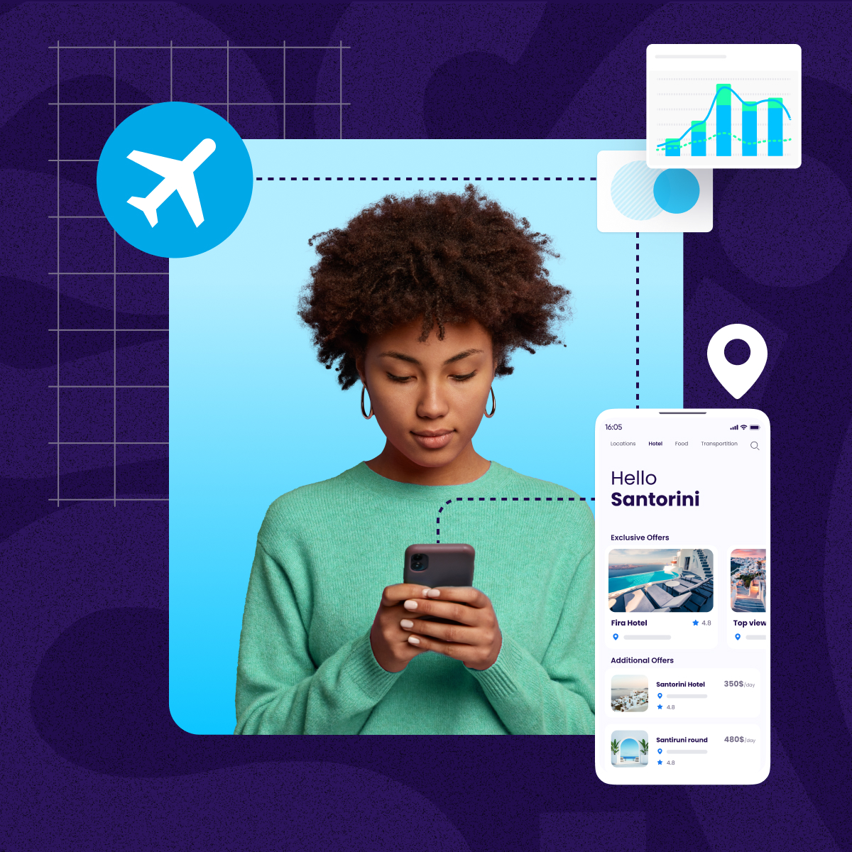 Travel app marketing trends OG image Travel app marketing trends OG image
