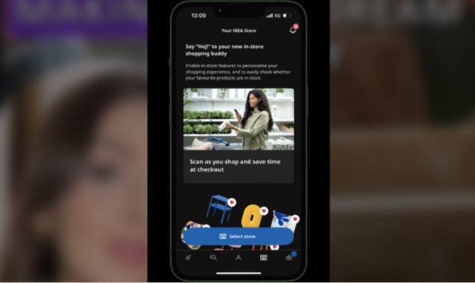 IKEA push notification onboarding illustrating opt-in benefits for better shopping experience