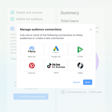 Activate first-party data at scale icon