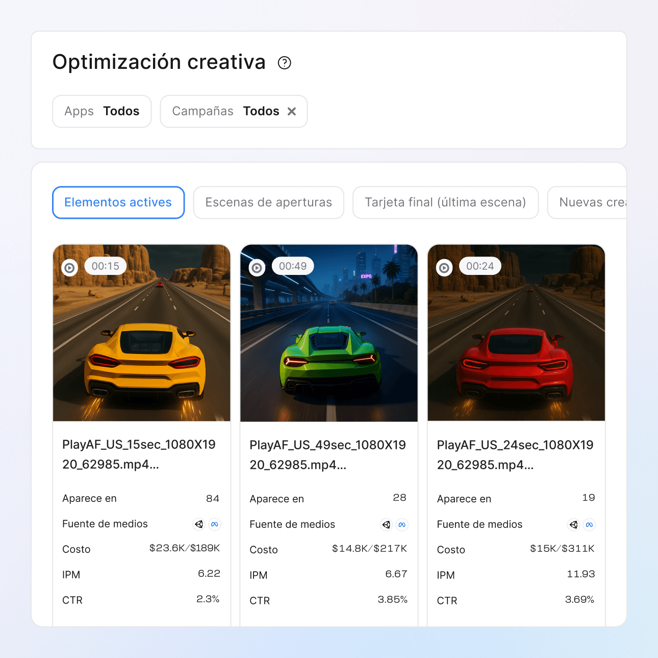 Optimización creativa