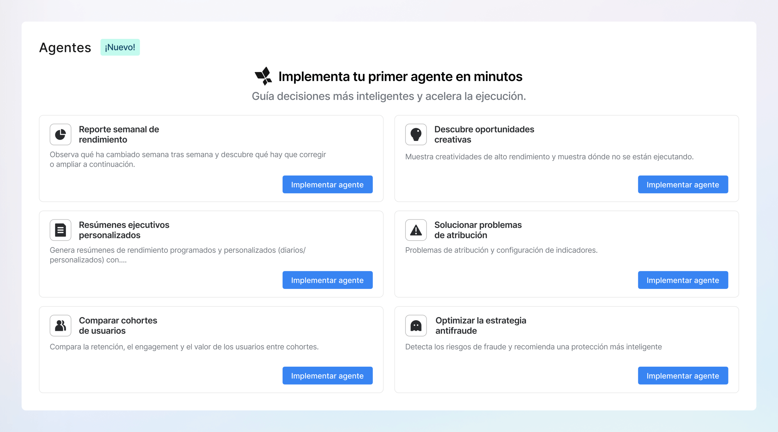 Tu agente ya está listo, solo tienes que activarlo