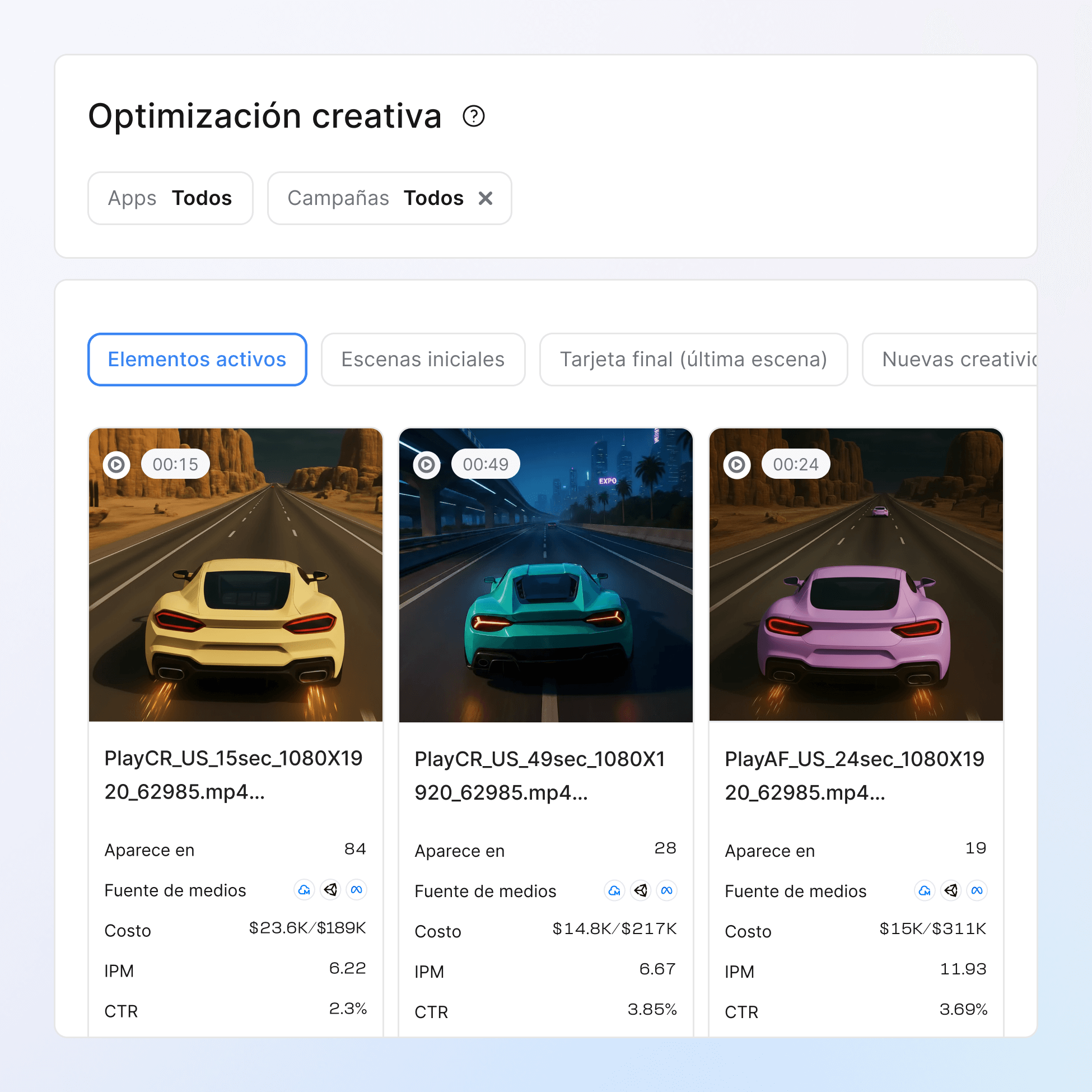 Optimización creativa