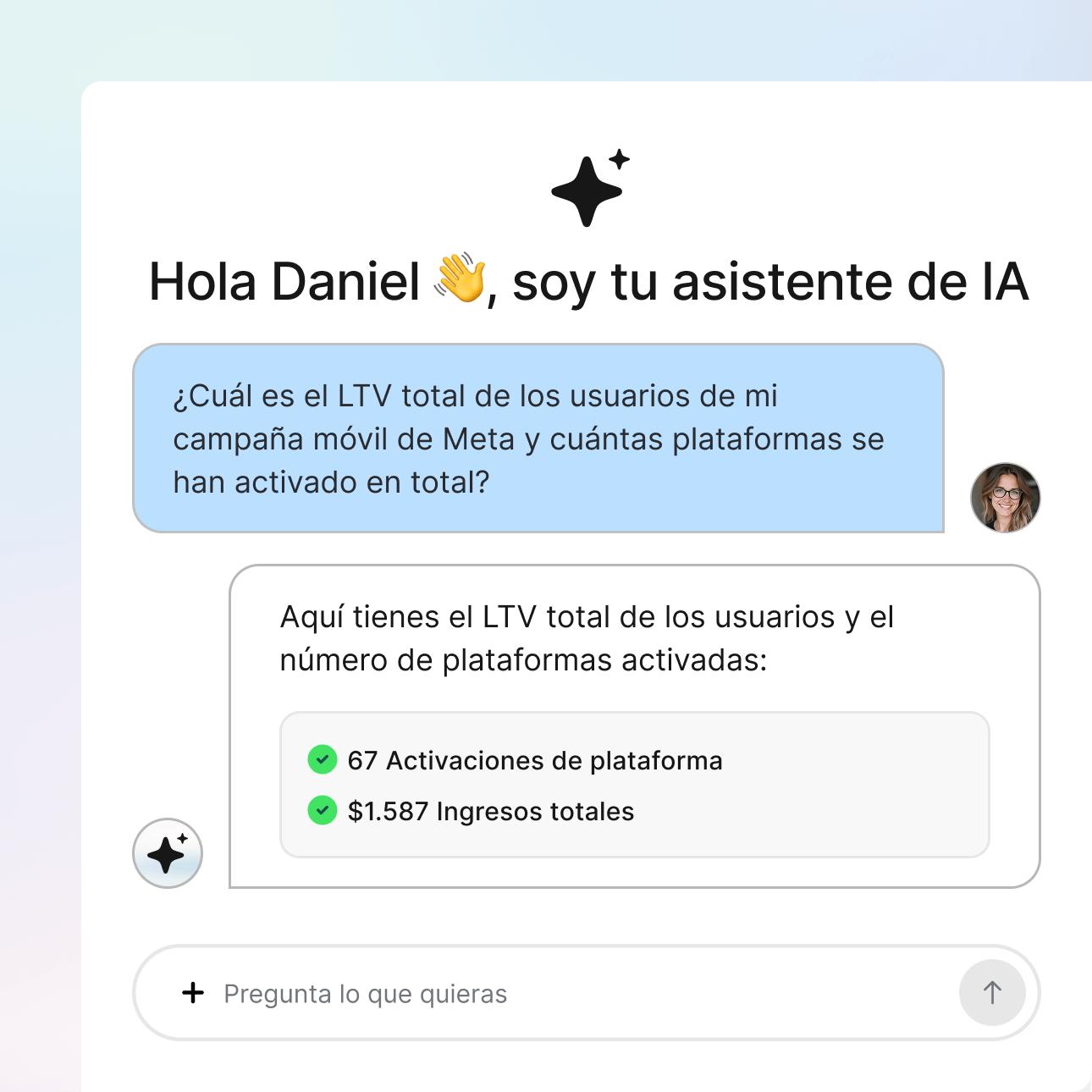 Insights instantáneos impulsados por IA