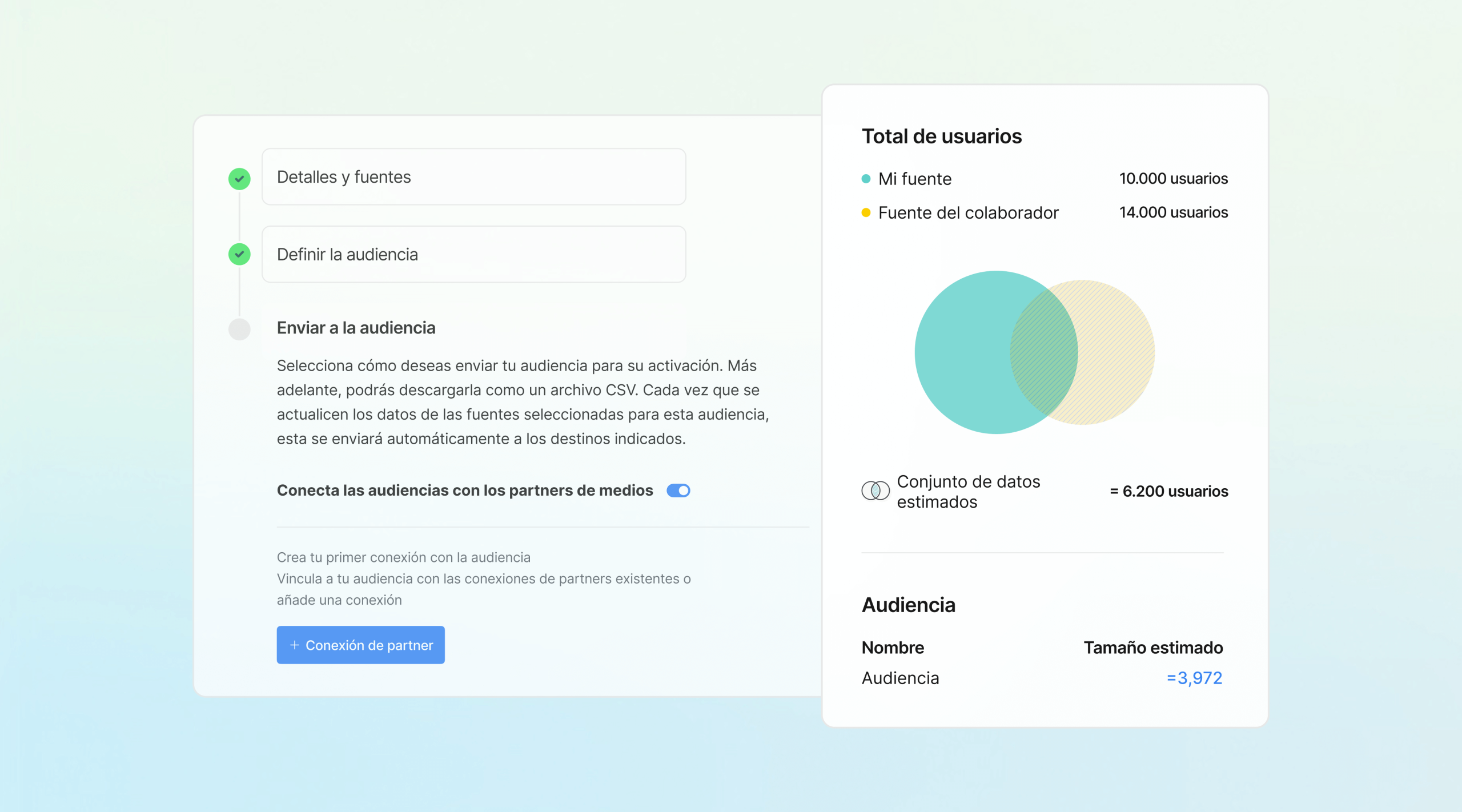 Prepara datos para la creación de audiencias personalizadas