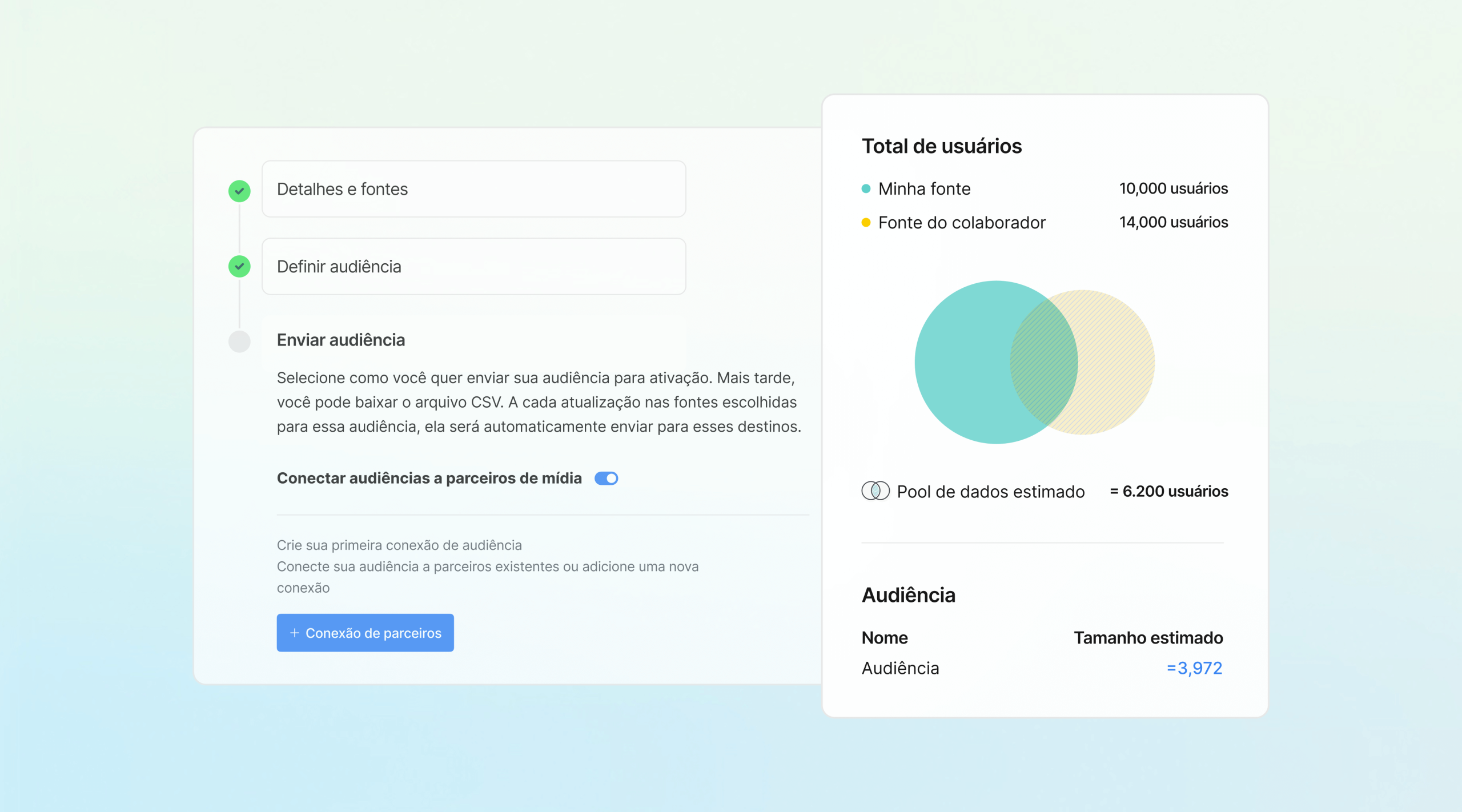 Prepare seus dados e crie audiências personalizadas