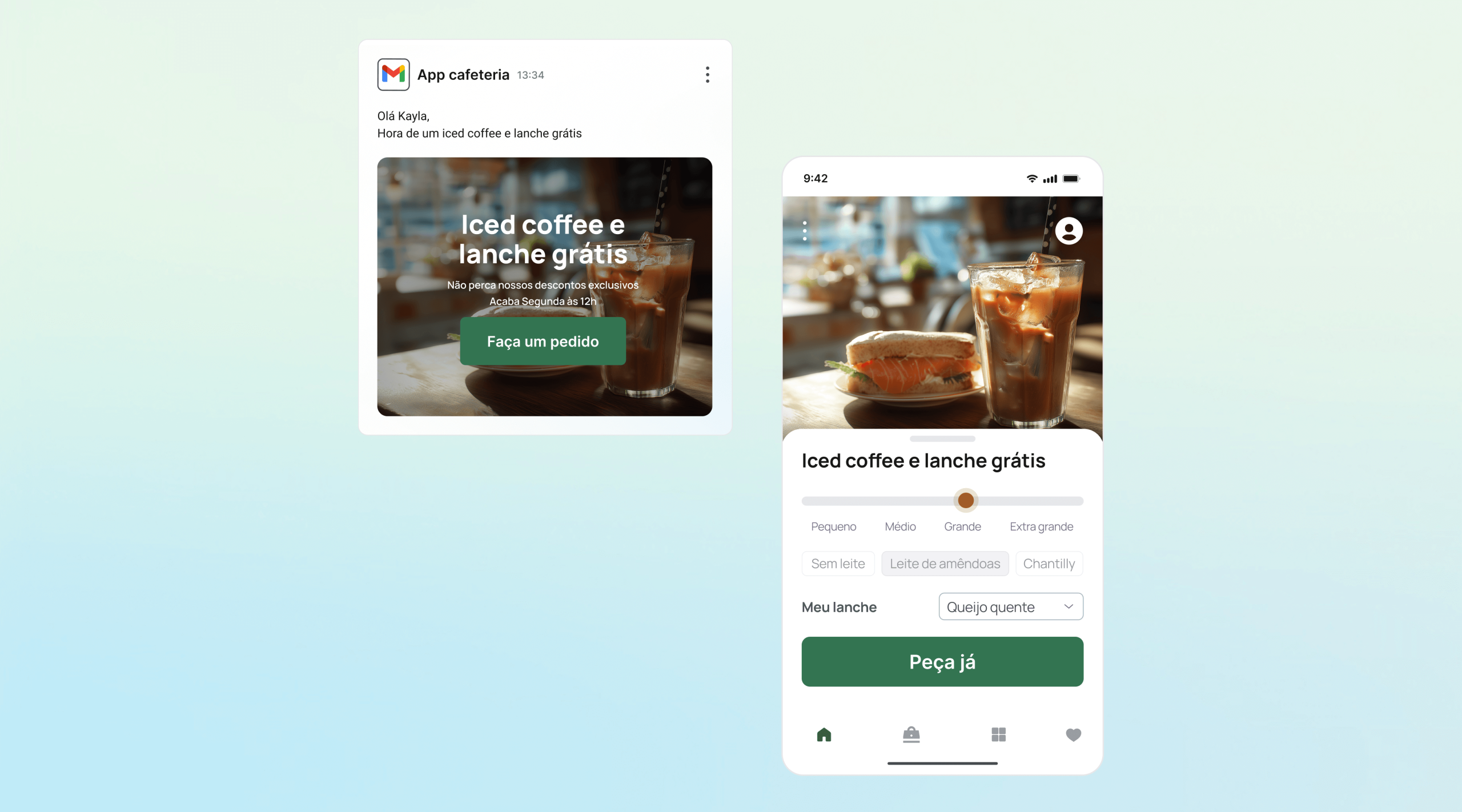 Converta cliques de e-mail <br> em receita in-app