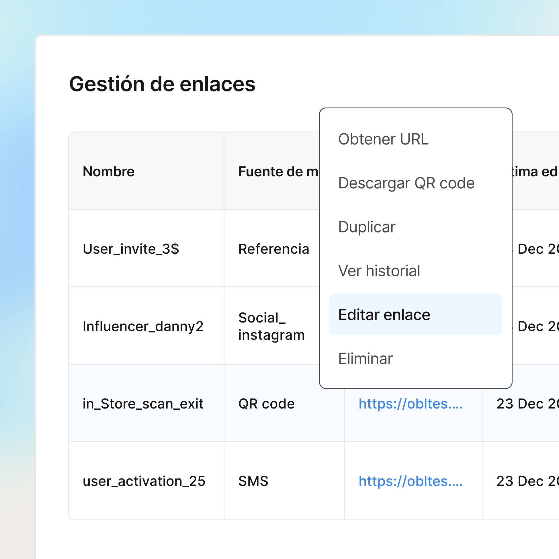 Centraliza las operaciones de enlace en un único hub