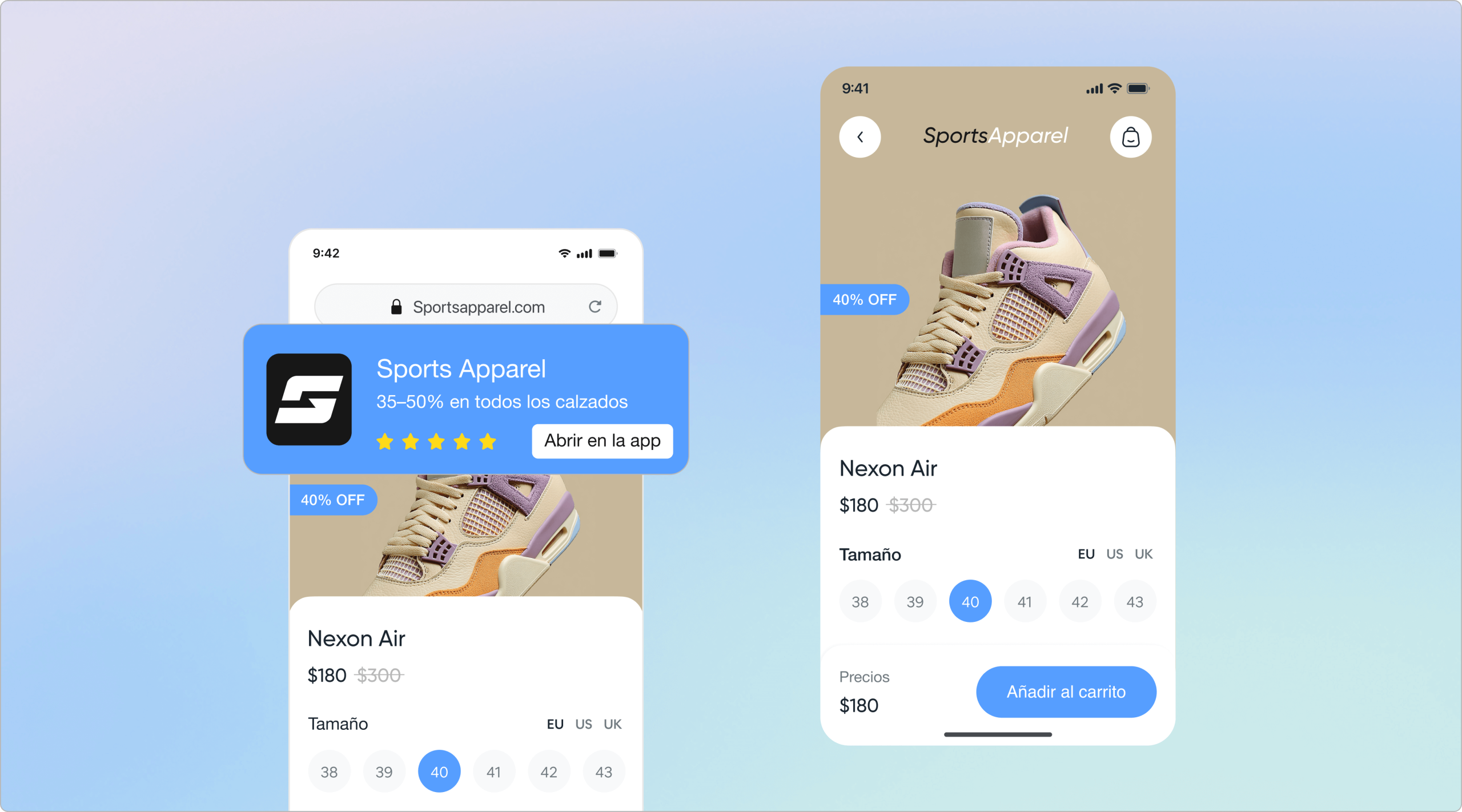 Convierte el tráfico web en ingresos de la app