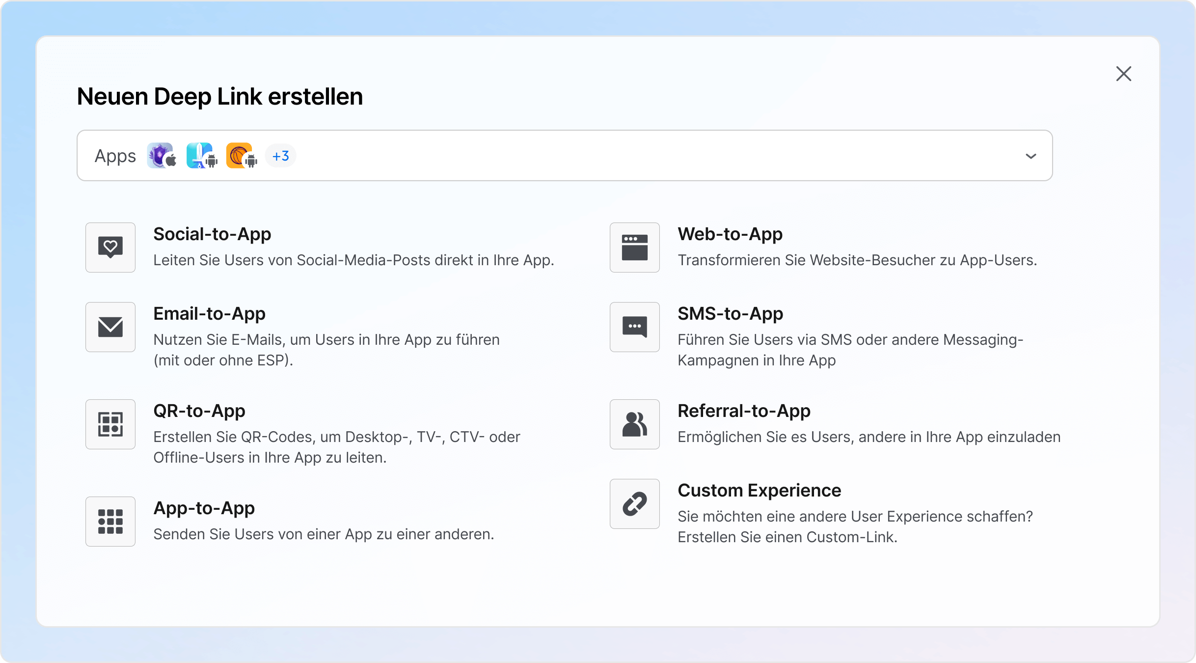 Verbinden Sie User an jedem Touchpoint mit dem passenden In-App-Erlebnis