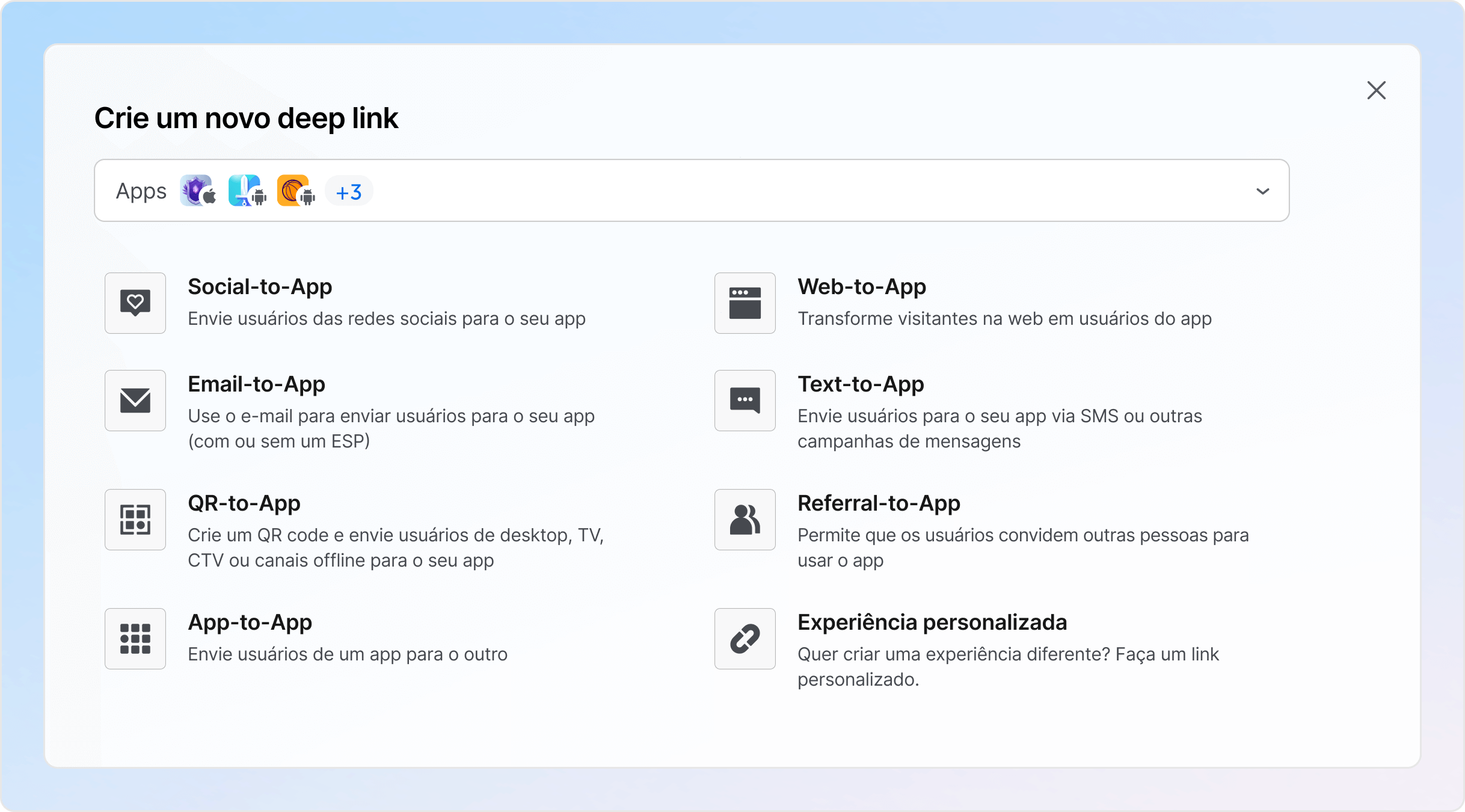 Conecte os usuários à experiência certa em todos os touchpoints