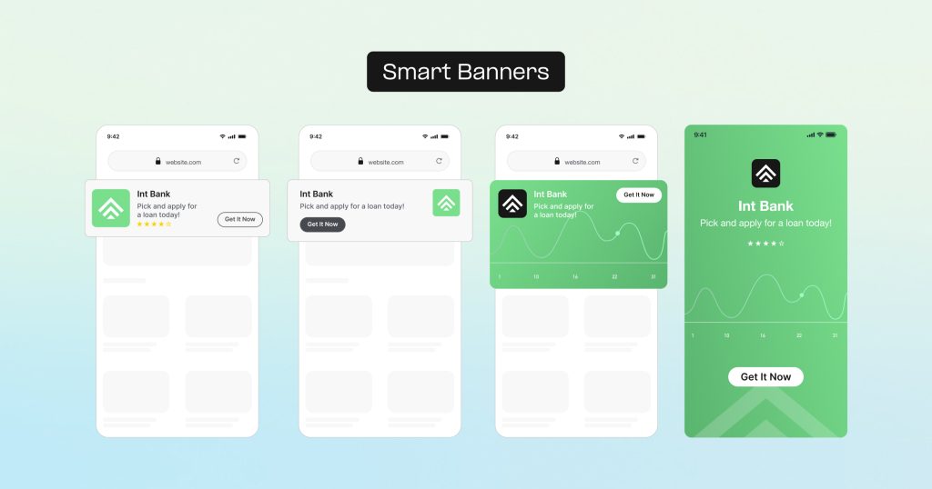 Smart Script and Smart Banners optimize web-to-app