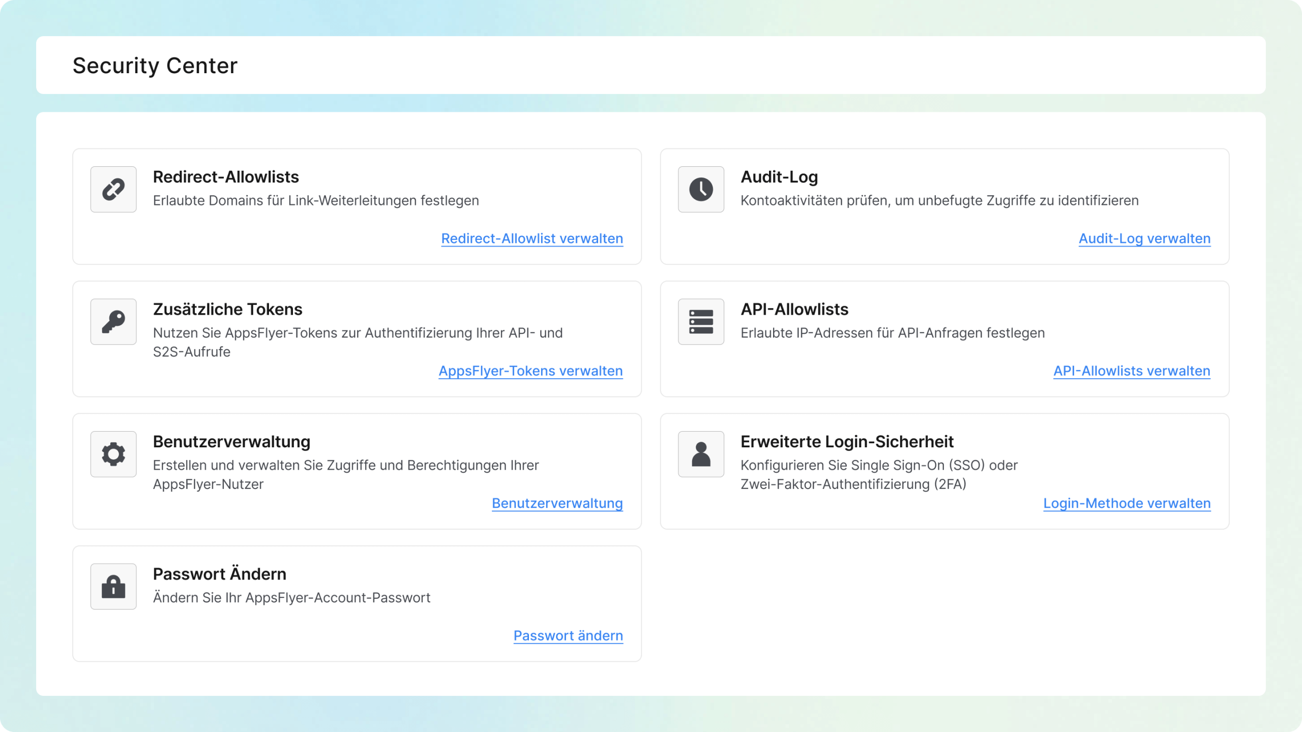Skalieren Sie sicher mit<br>Enterprise-Grade-Kontrollen