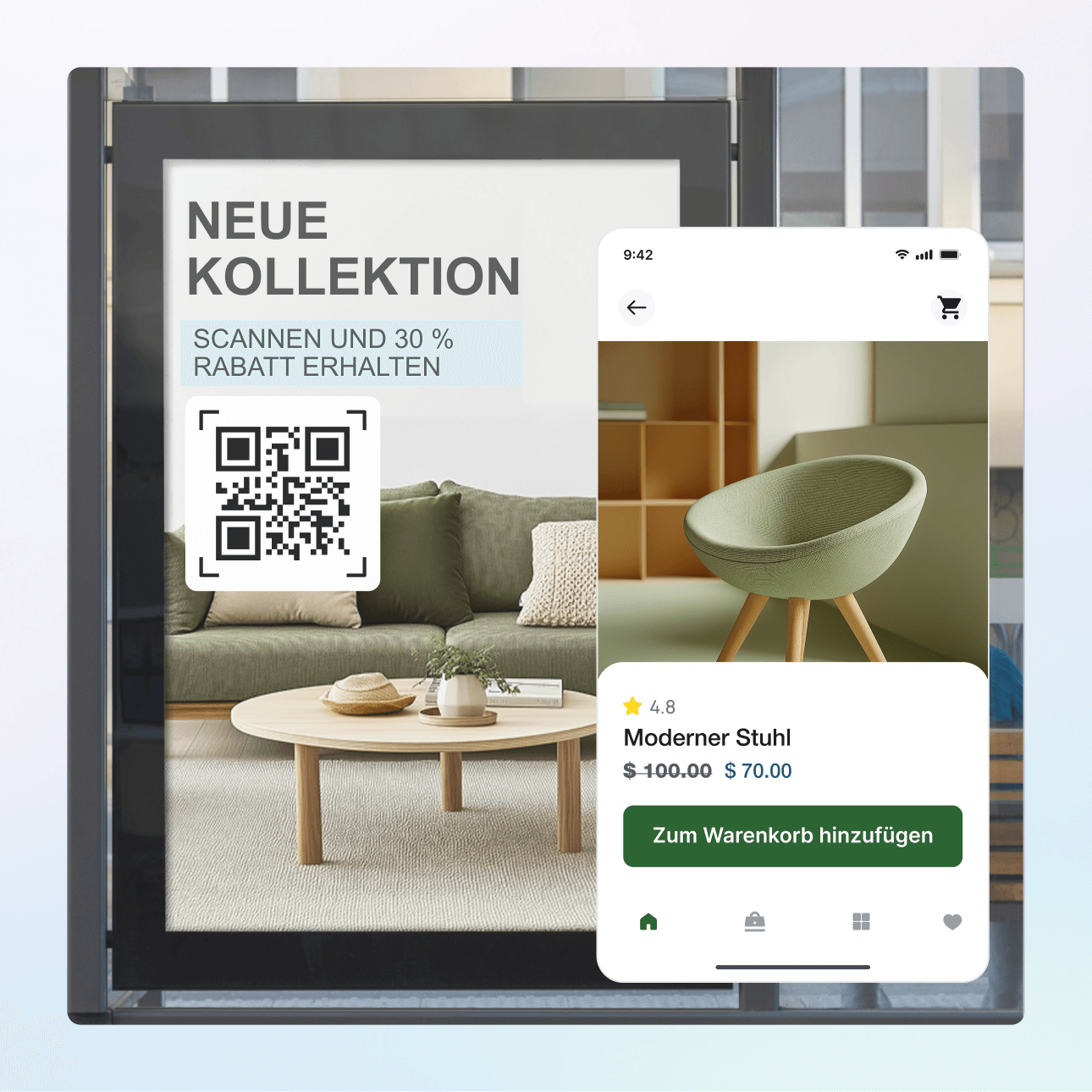 Verknüpfen Sie Cross-Channel Shopping Journeys icon