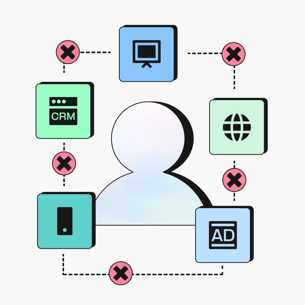 Fragmentation creates and amplifies bad data signals