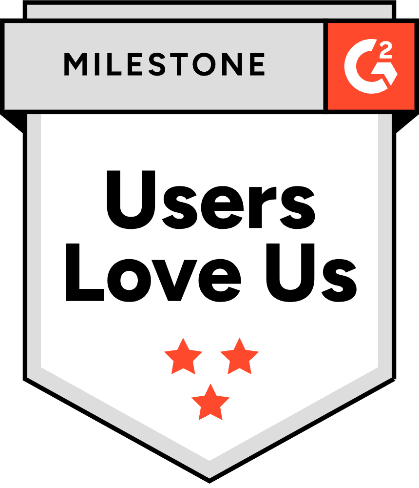 G2 Milestone Users Love Us 2026