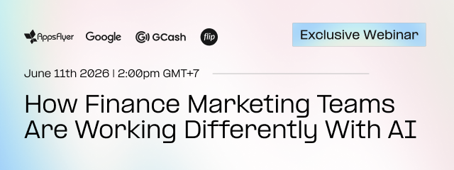 Webinar banner: Finance marketing teams with AI